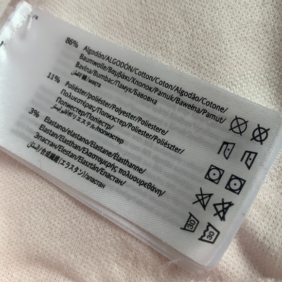 Mayoral Baby Pink Sweatshirt 6-9M White Polka Dot Zip EUC - Picture 10 of 13